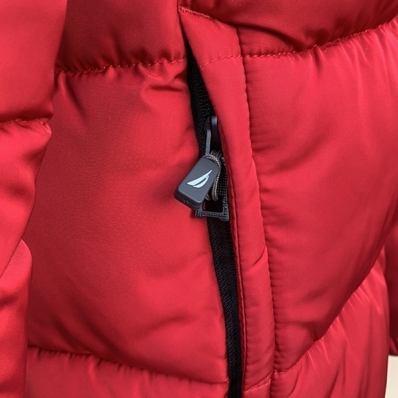 NAUTICA Red Puffer Jacket - Picture 4 of 16